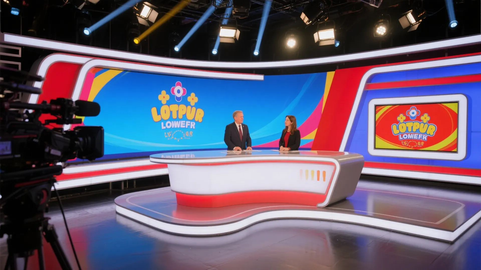 福彩开奖直播演播室